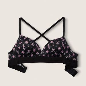 Pink Victoria’s Secret Wear Wireless Everywhere Push-up Bra Size 32DD